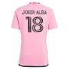 Virallinen Fanipaita Inter Miami CF Jordi Alba Ramos 18 Kotipelipaita 2024-25 - Miesten